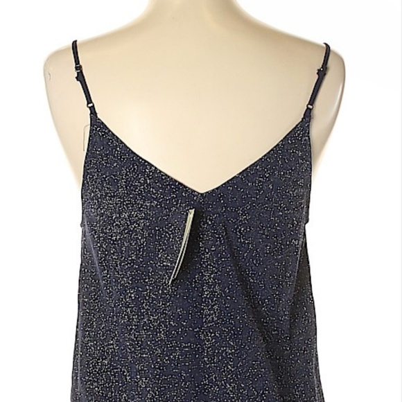 NWT Skies Are Blue Fringe detail metallic tank - Picture 5 of 6